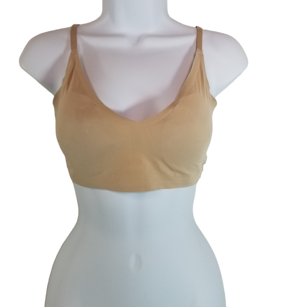 True nude seamless wire free bra